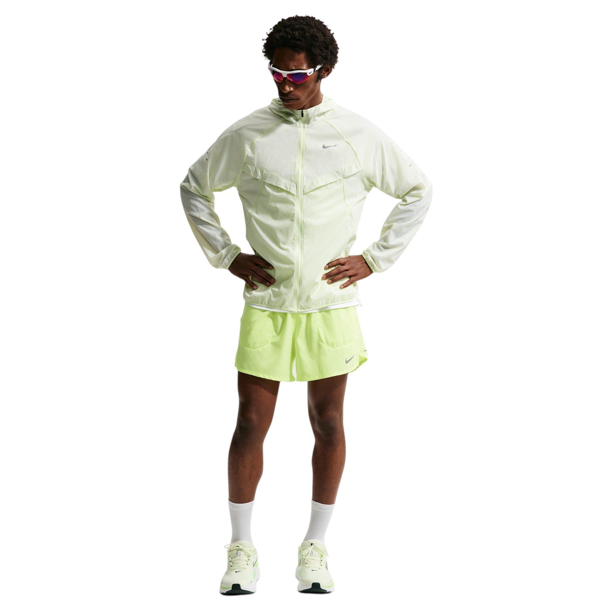 Nike Men's Stride Dri-FIT 5" Brief-Lined Running Shorts - Yellow - YELLOW